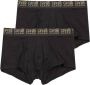 Cavalli Class Zwarte Boxershorts met Ingelegd Logo Black Heren - Thumbnail 1