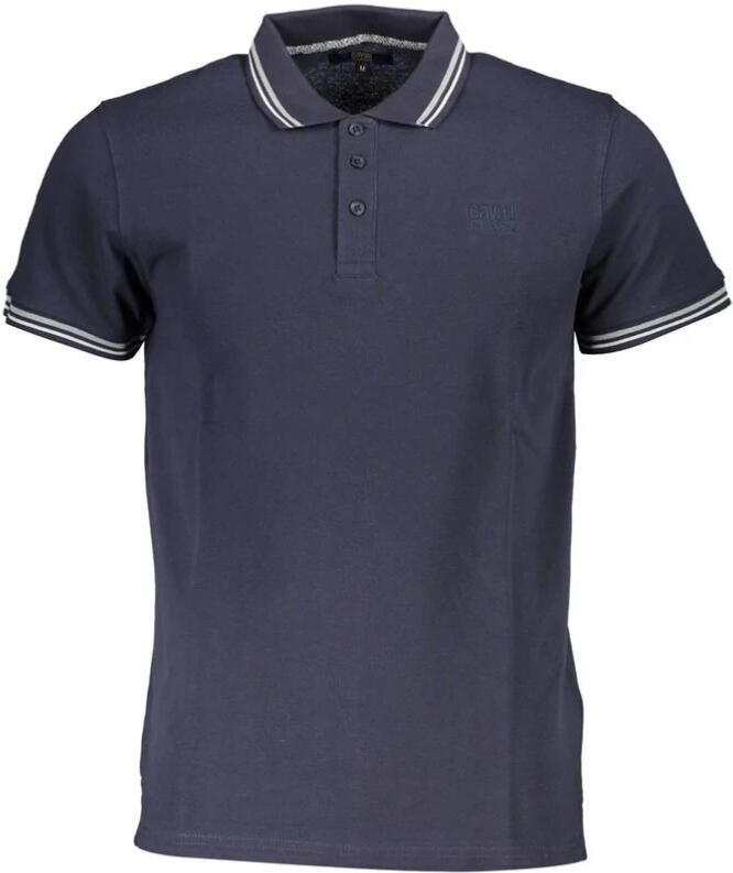 Roberto Cavalli Polo Shirt Korte Mouw qxt64skb002d58e604blu049262xl