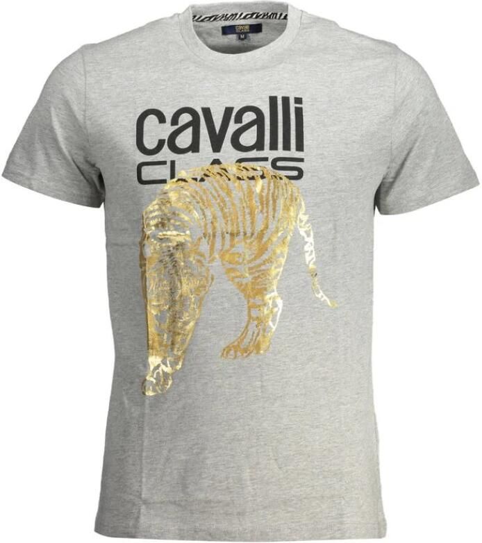 Roberto Cavalli T-shirt Korte Mouw qxt061ijd060160bc49grigio04962xl