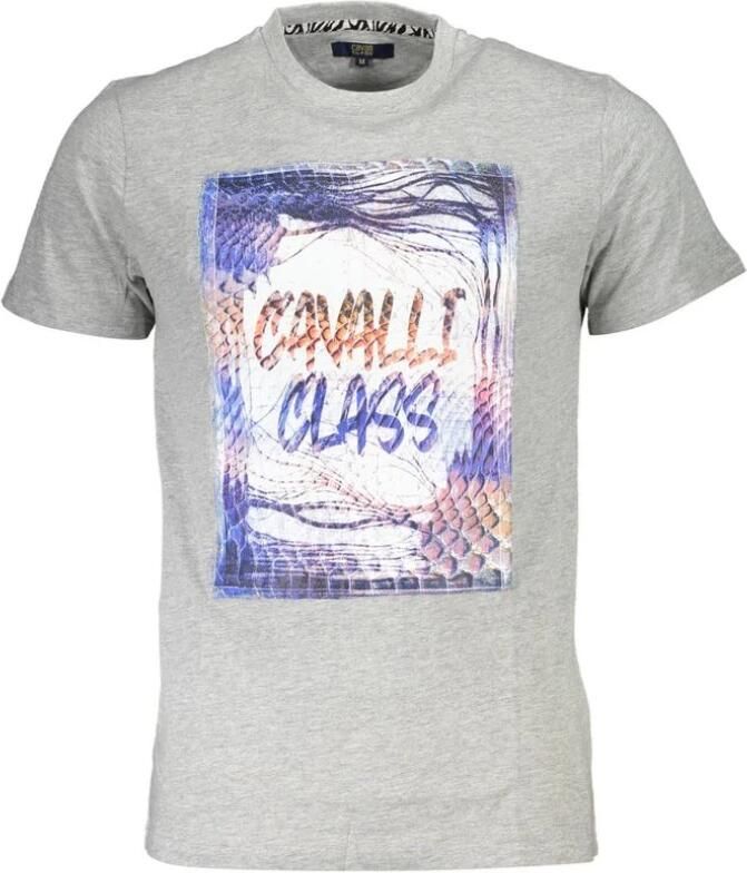 Roberto Cavalli T-shirt Korte Mouw qxt61ojd060b4908c2grigio04962xl