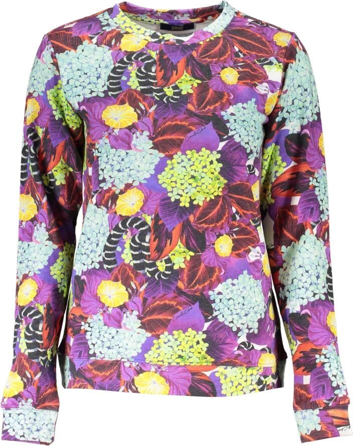Cavalli Class Paarse hoodie met lange mouwen en logoprint Purple Dames - Foto 2