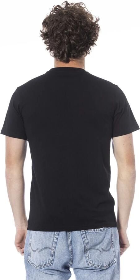 Cavalli Class Zwart Katoenen T-shirt met Print Logo Black Heren - Foto 2