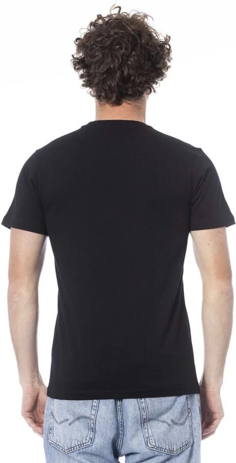 Cavalli Class Heren Logo T-shirt Zwart Katoen Korte Mouwen Black Heren - Foto 2