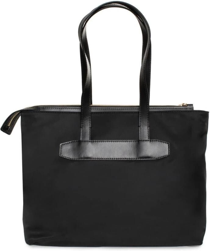 Cavalli Class Leren schoudertas met zichtbaar logo Black Dames - Foto 2