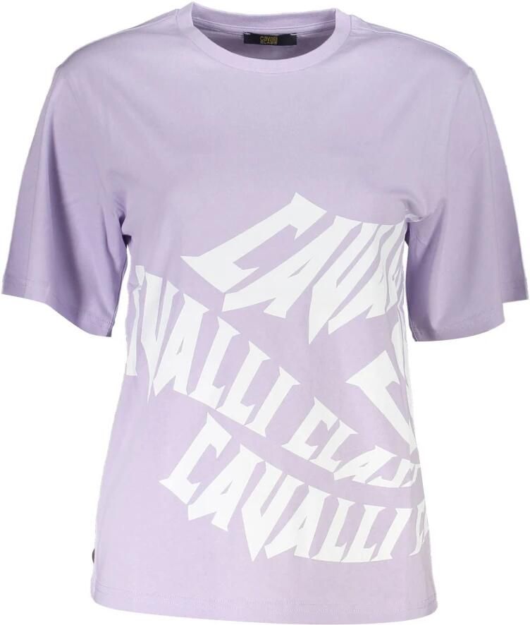 Cavalli Class Elegante Bedrukte Tanktop met Brede Schouders White Dames - Foto 2