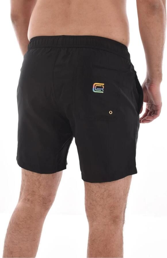 Cavalli Class Zwarte Logo Print Zwembroek Black Heren - Foto 5