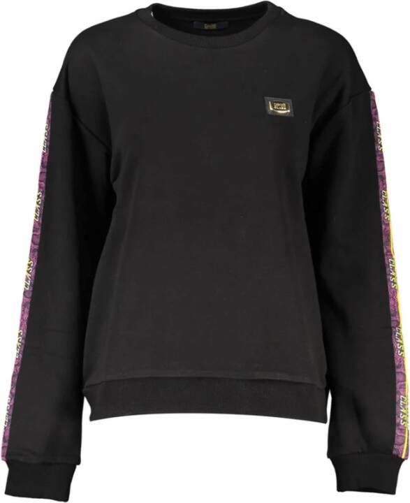 Cavalli Class Dames Sweatshirt met Logo Print Zwart Dames
