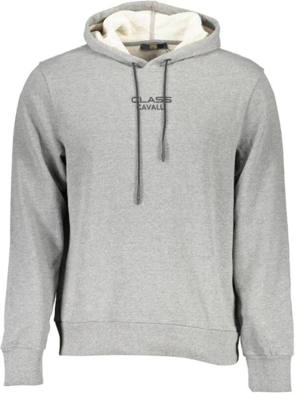 Cavalli Class Gray Sweater Grijs Heren