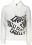 Cavalli Class Elegant wit sweatshirt met capuchon White Heren - Thumbnail 1
