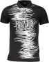 Cavalli Class Elegant Designer Polo Short Sleeve Shirt Black Heren - Thumbnail 1