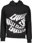 Cavalli Class Zwarte Katoenen Sweatshirt met Print Logo Black Heren - Thumbnail 1