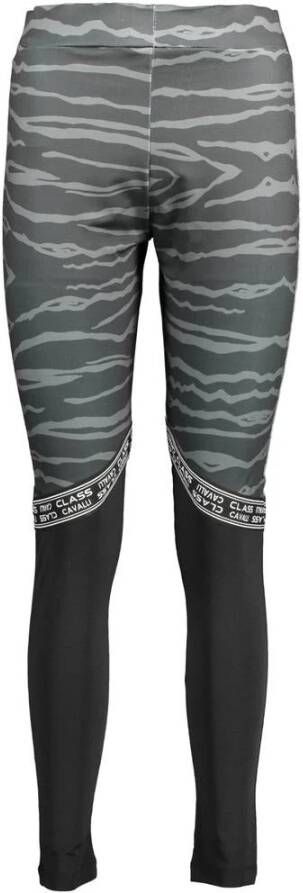 Cavalli Class Zwart polyester ondergoed met elastische leggings Zwart Dames