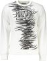 Cavalli Class Witte Sweatshirt met Print en Lange Mouwen White Heren - Thumbnail 1
