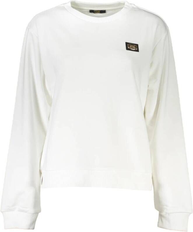 Cavalli Class Logo Sweatshirt voor vrouwen Wit Dames