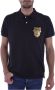 Cavalli Class Polo Shirt Zwart Heren - Thumbnail 1