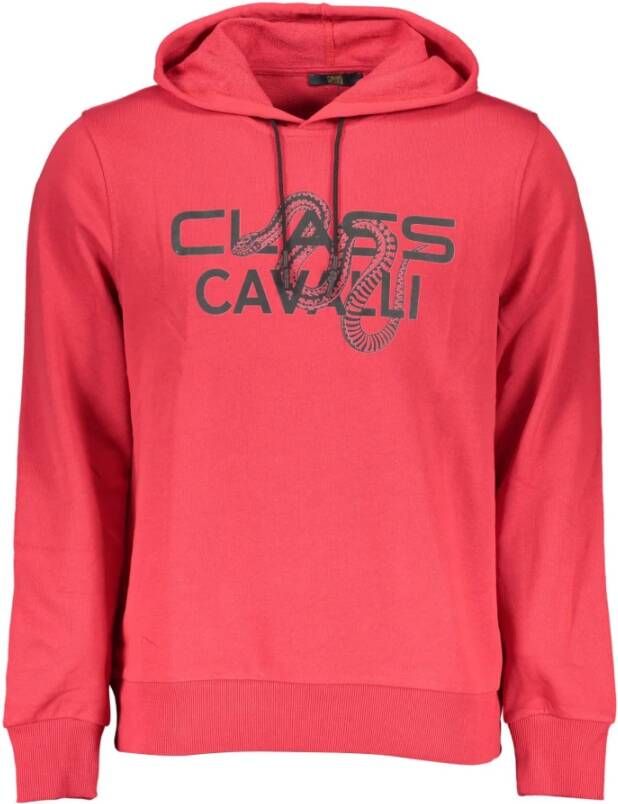Cavalli Class Red Sweater Rood Heren