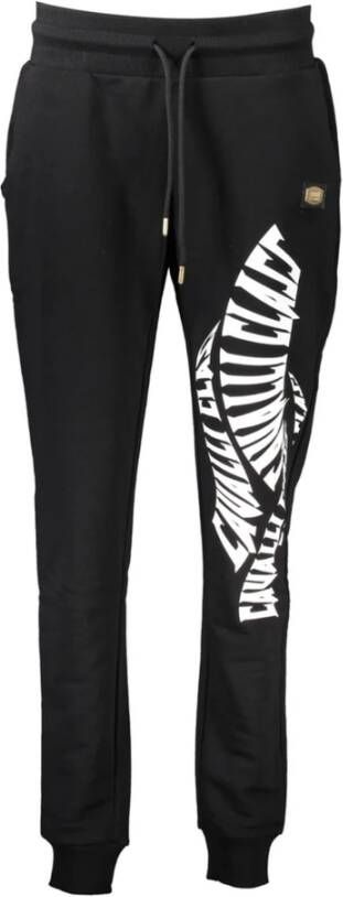 Cavalli Class Sportieve Zwarte Damesbroek met Elastische Taille Black Heren