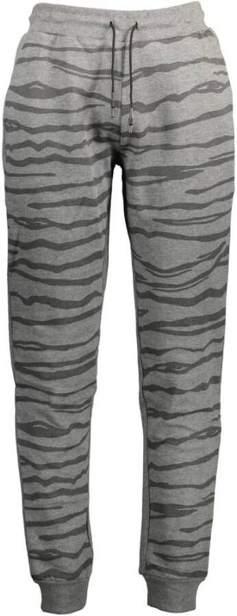 Cavalli Class Sportieve Grijze Herenbroek met Elastische Taille Gray Heren