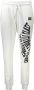 Cavalli Class Sportieve Geborstelde Broek met Elastische Taille White Dames - Thumbnail 1