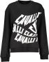 Cavalli Class Zwarte katoenen trui lange mouwen regular fit Zwart Heren - Thumbnail 3
