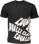Cavalli Class Korte Mouw Ronde Hals T-Shirt Zwart Black - Thumbnail 3