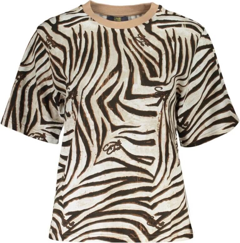 Cavalli Class T-Shirts Beige Dames