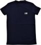 Cavalli Class Blauw Katoenen Bedrukt Logo T-Shirt Blue Heren - Thumbnail 2