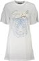 Cavalli Class Witte Katoenen Tops & T-Shirt Korte Mouwen Regular Fit Wit Dames - Thumbnail 1