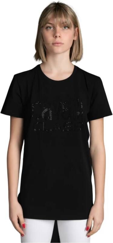 Cavalli Class T-Shirts Zwart Dames