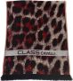 Cavalli Class Bordeaux Animalier Fantasy Logo Sjaal Multicolor Heren - Thumbnail 1