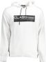 Cavalli Class Witte Katoenen Sweater met Capuchon en Print White Heren - Thumbnail 1