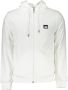 Cavalli Class Elegant wit sweatshirt met capuchon en borduurwerk White Heren - Thumbnail 1