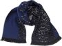 Cavalli Class Animalier Patroon Sjaal Accessoires Blue Heren - Thumbnail 1