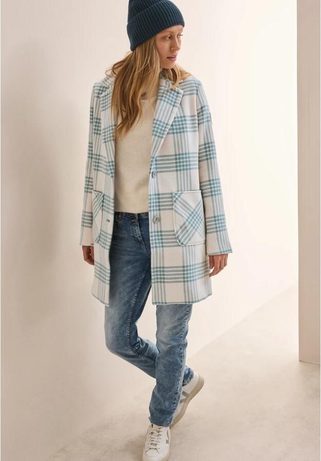 Cecil Geruite Jas Stijlvol Comfortabel Vrouwen White Dames - Foto 3