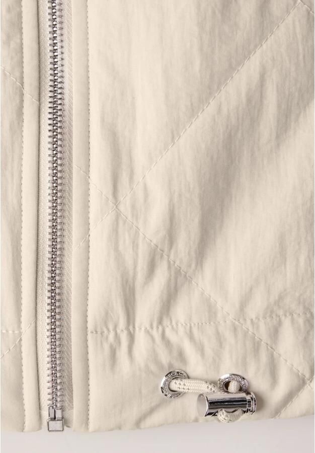 Cecil Gewatteerde jas met trekkoord zoom Beige Dames