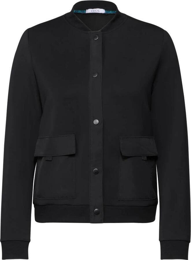 Cecil Moderne Blouson Jas met Opstaande Kraag Black Dames - Foto 6