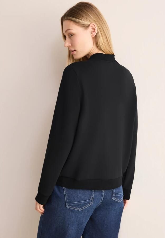 Cecil Moderne Blouson Jas met Opstaande Kraag Black Dames - Foto 4