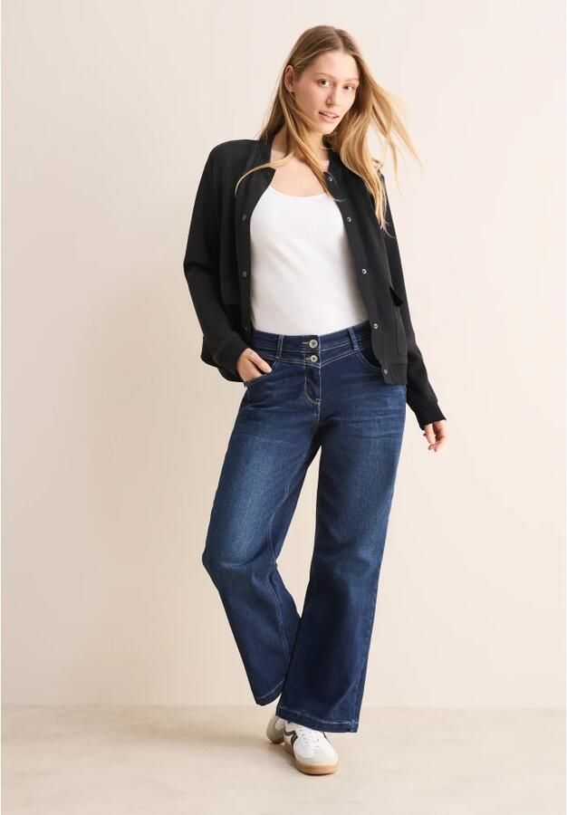 Cecil Moderne Blouson Jas met Opstaande Kraag Black Dames - Foto 3