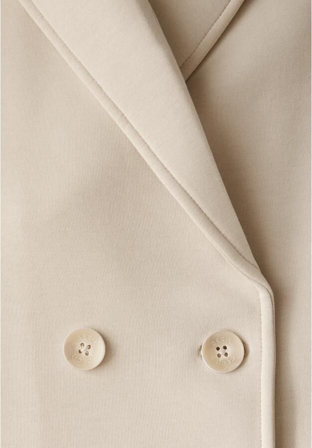 Cecil Scuba Jas met Revers Kraag en Zakken Beige Dames - Foto 2