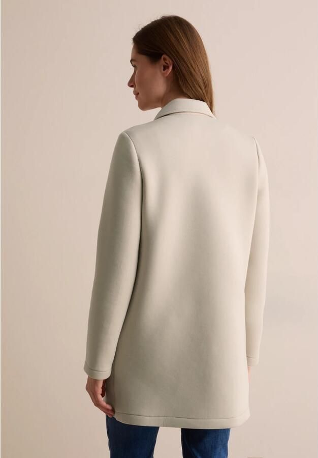Cecil Scuba Jas met Revers Kraag en Zakken Beige Dames - Foto 5