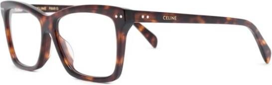 Celine Bruin Havana Optisch Montuur veelzijdig en stijlvol Brown Dames