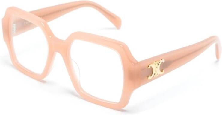 Celine Optische monturen in Nude Neutrals Ss23 collectie Roze Dames