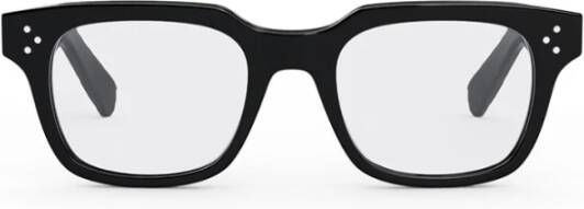 Celine Vierkante bril in Lucid zwart Black Dames
