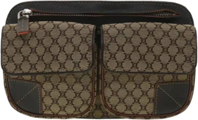 Celine Vintage Pre-owned Canvas celine-bags Beige Dames