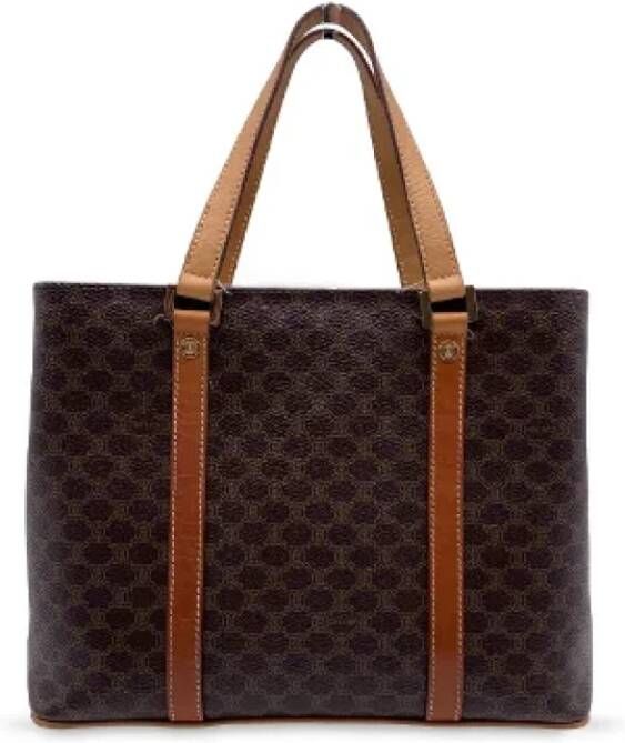 Celine Vintage Pre-owned Canvas celine-bags Bruin Dames