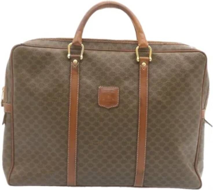 Celine Vintage Pre-owned Canvas celine-bags Bruin Dames