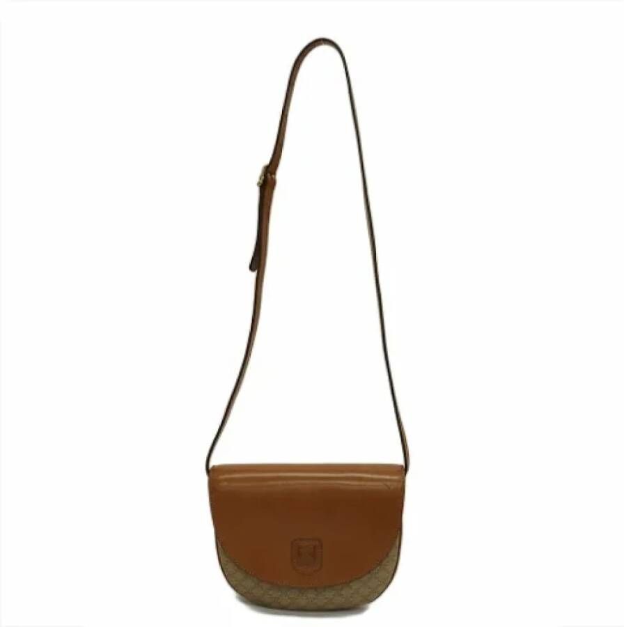 Celine Vintage Pre-owned Canvas celine-bags Bruin Dames