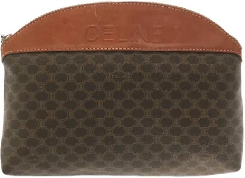 Celine Vintage Pre-owned Canvas celine-bags Bruin Dames