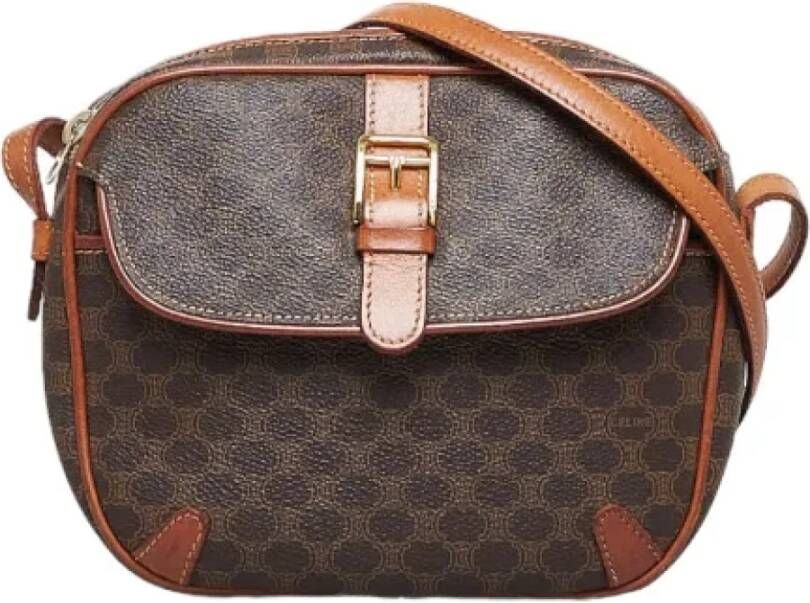Celine Vintage Pre-owned Canvas celine-bags Bruin Dames