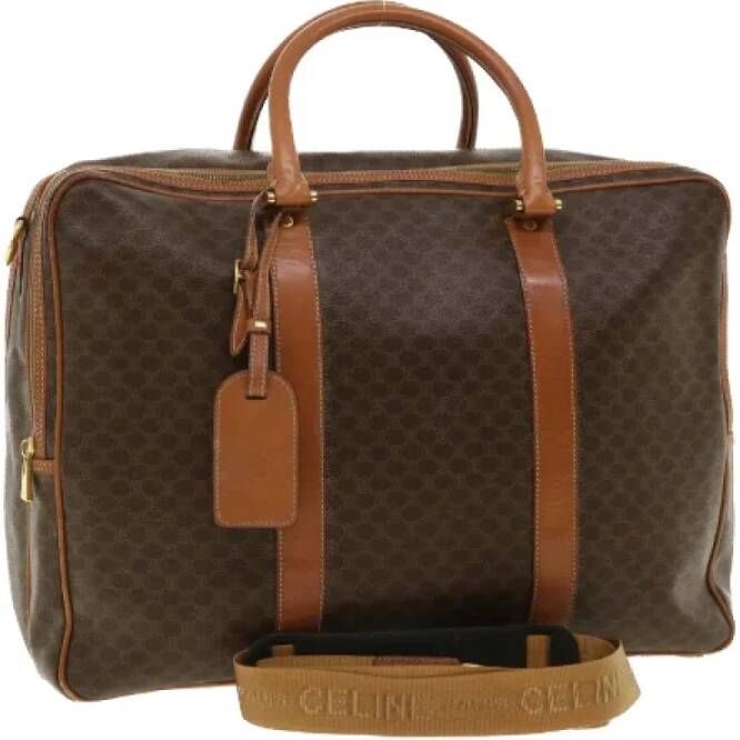Celine Vintage Pre-owned Canvas celine-bags Bruin Dames
